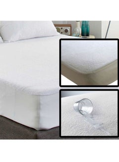 Kingtex Waterproof Mattress Protector Cotton White 120x200cm  - Image 2