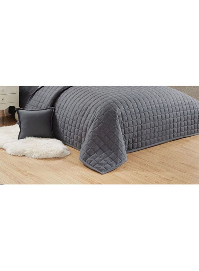 Moon 6-Piece Comforter Set Microfiber Grey King - Image 3