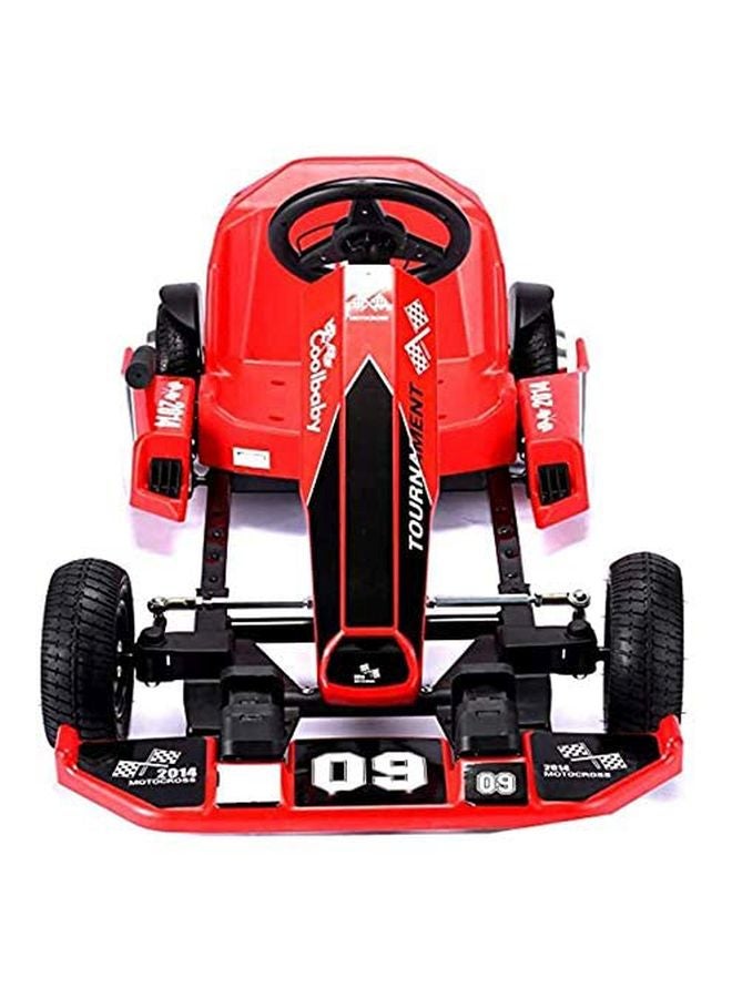 Cool Baby Crazy Drift Go Electric Ride-On Cart Red 105x34x80cm - Image 4