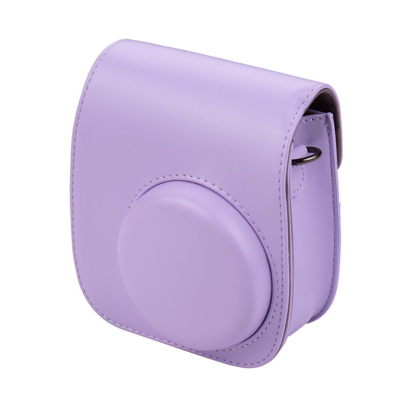 Generic Instant Portable Camera Bag With Shoulder Strap Purple  - Image 2