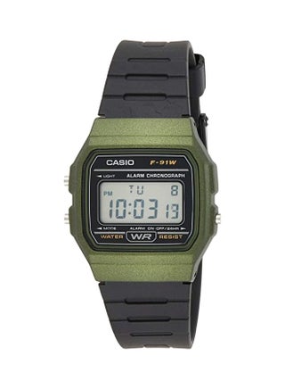Men's Water Resistant Digital Watch F-91WM-3AEF - 35 mm - Black - v1599905734/N20729938A_1