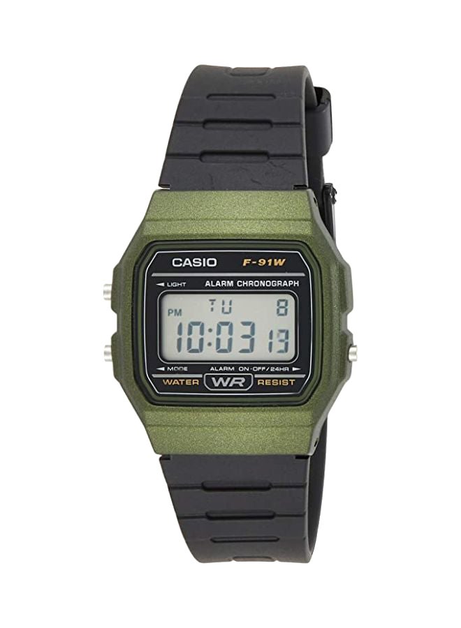 CASIO - Men's Water Resistant Digital Watch F-91WM-3AEF - 35 mm - Black - Image 1