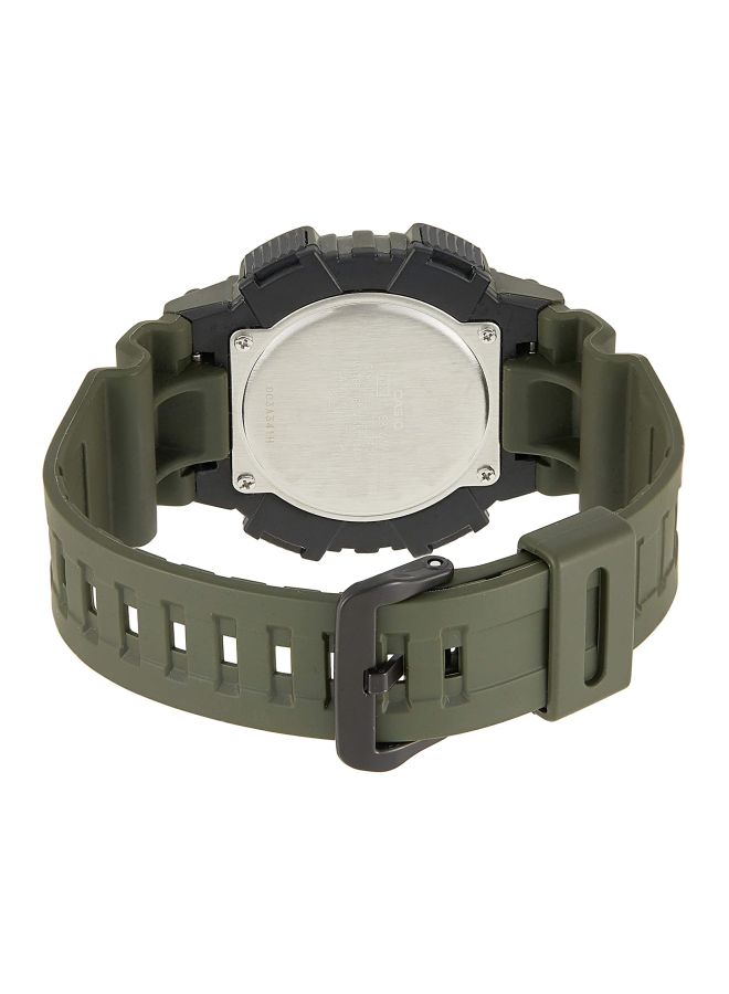 كاسيو ساعة يد شبابية بعقارب ورقمية طراز AQ-S810W-3AVDF - 47 مم - لون أخضر للرجال - Image 2