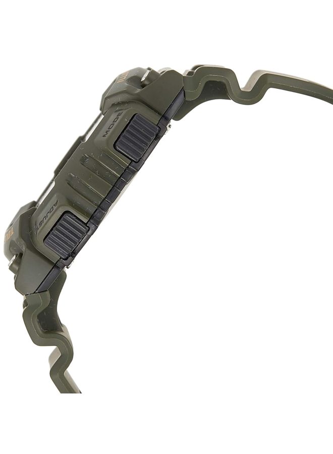 كاسيو ساعة يد شبابية بعقارب ورقمية طراز AQ-S810W-3AVDF - 47 مم - لون أخضر للرجال - Image 3