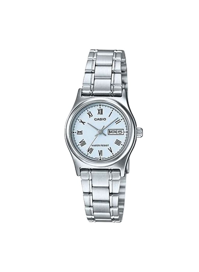 CASIO Women's Women's Stainless Steel Analog Watch LTP-V006D-2B - 25 mm - Image 1