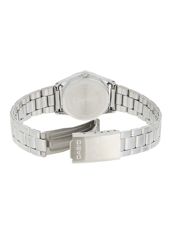 CASIO Women's Women's Stainless Steel Analog Watch LTP-V006D-2B - 25 mm - Image 2