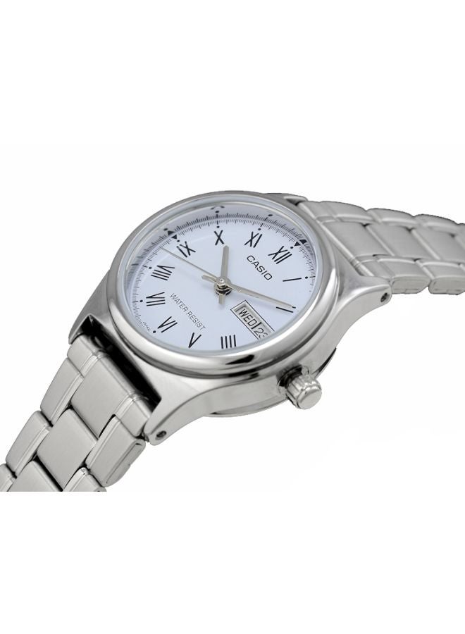 CASIO Women's Women's Stainless Steel Analog Watch LTP-V006D-2B - 25 mm - Image 4