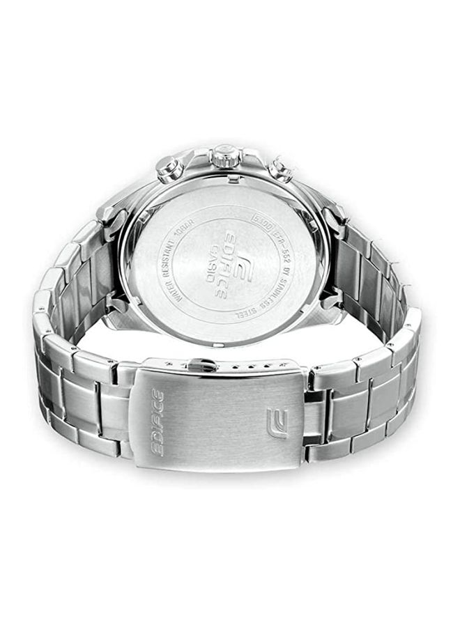 CASIO - Men's Edifice Chronograph Watch EFR-552D-1A2VUEF - 53 mm - Silver - Image 1