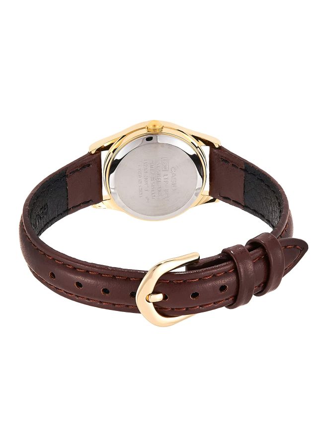 CASIO Women's Water Resistant Analog Watch LTP-1094Q-7B6RDF - 23 mm - Brown - Image 2