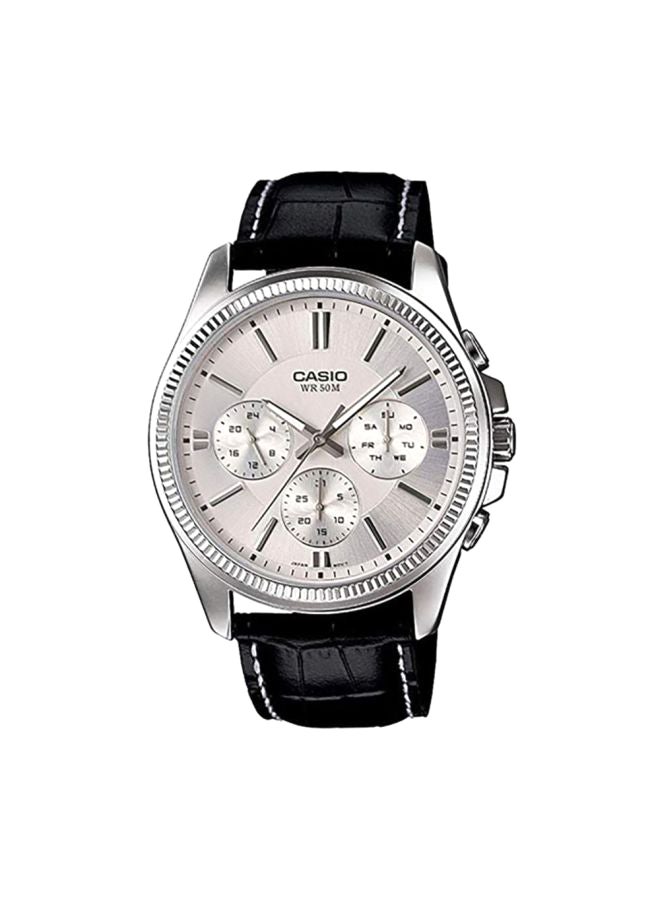 Men's Enticer Analog Watch MTP-1375L-7AVDF - 48 mm - Black/White - v1599905808/N23393613A_1