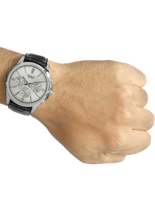 Men's Enticer Analog Watch MTP-1375L-7AVDF - 48 mm - Black/White - v1599905808/N23393613A_4