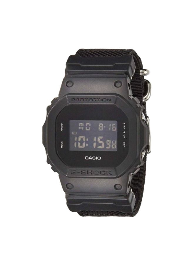 كاسيو ساعة يد جي-شوك رقمية طراز DW-5600BBN-1 للرجال - Image 1