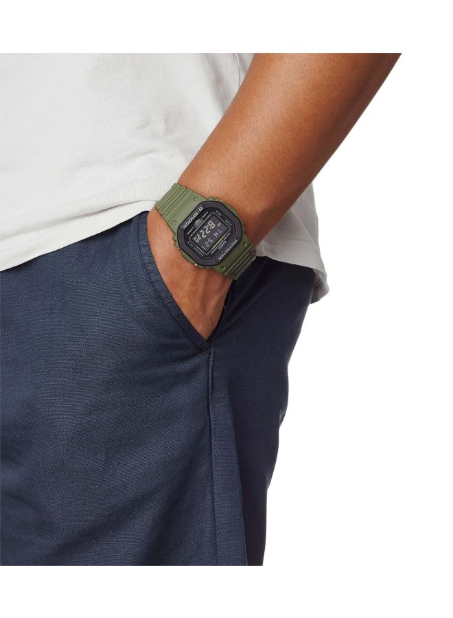 جي شوك ساعة يد جي-شوك رقمية طراز DW-5610SU-3 - مقاس 44 مم - لون أخضر للرجال - Image 4