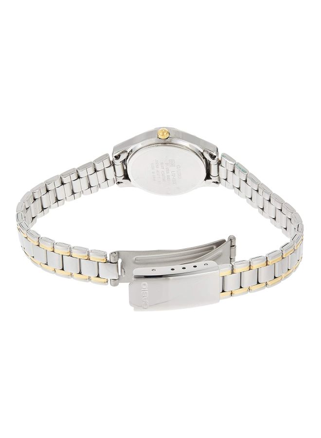 CASIO Women's Water Resistant Analog Watch LTP-1275SG-9A - 26 mm - Silver/Gold - Image 2