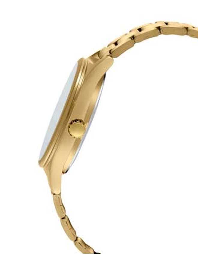 كاسيو ساعة يد رسمية بعقارب طراز MTP-V006G-9B - قياس 30 مم - لون ذهبي للرجال - Image 3