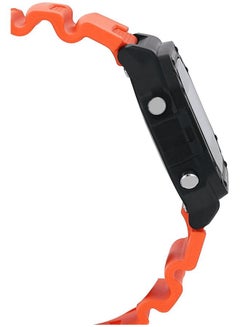 CASIO Boys' Youth Series Digital Watch W-218H-4B2V - 43 mm - Orange  - Image 4