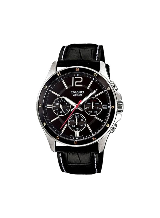 CASIO Men's Enticer Analog Watch MTP-1374L-1AV - Image 1