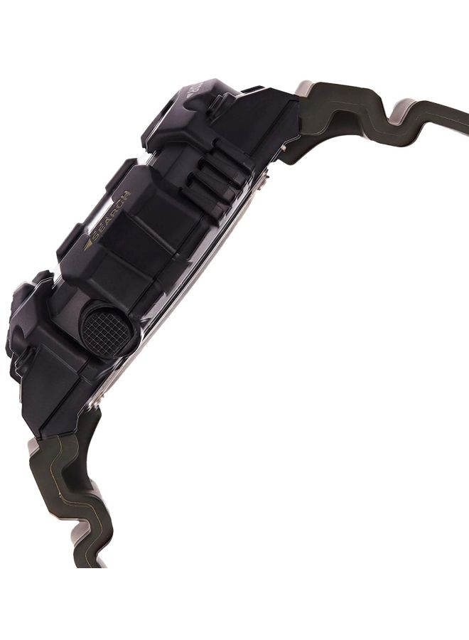 كاسيو ساعة يد رقمية وبعقارب مقاومة للماء طراز HDC-700-3AVEF - قياس 49 مم - لون أخضر للرجال - Image 3