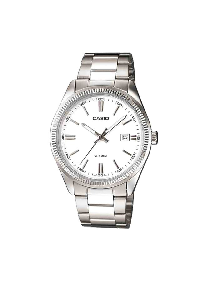 Men's Enticer Analog Watch MTP-1302D-7A1V - 44 mm - Silver