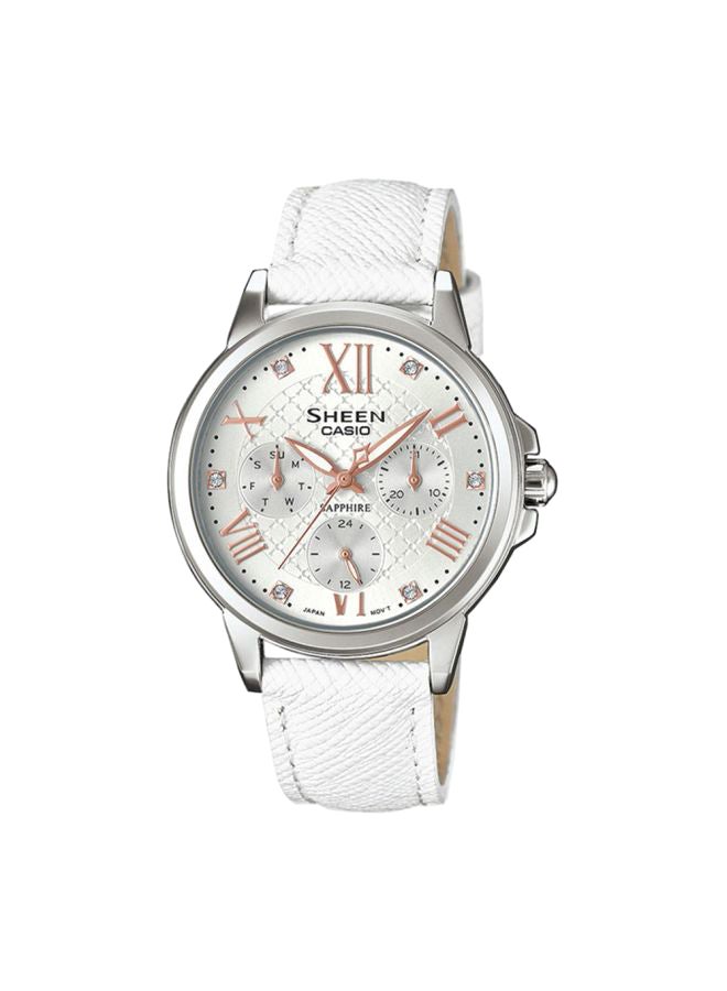 كاسيو ساعة بعقارب مقاومة للماء طراز SHE-3511L-7AUER women - Image 1