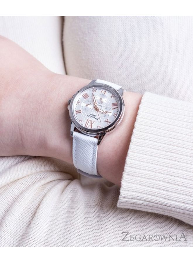 كاسيو ساعة بعقارب مقاومة للماء طراز SHE-3511L-7AUER women - Image 5