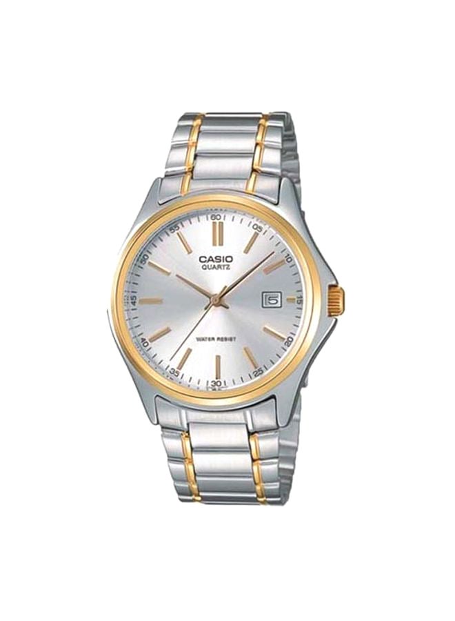 CASIO Men's Enticer Analog Watch MTP-1183G-7A - 42 mm - Silver/Gold - Image 1
