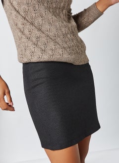 trendyol Solid Pencil Skirt Black  - Image 4