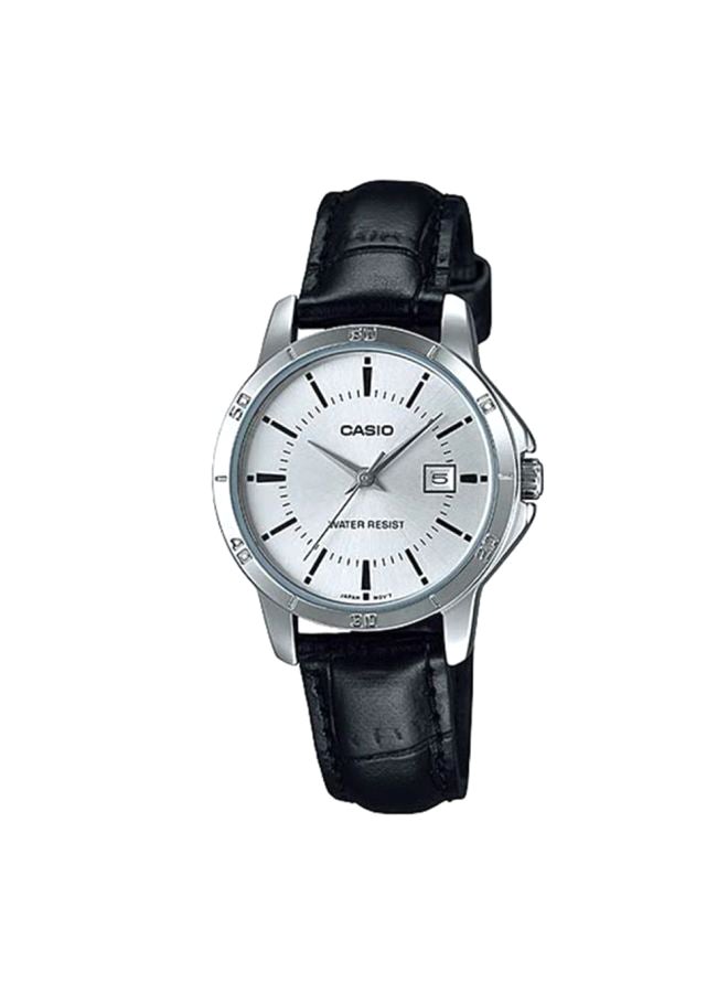 CASIO Women's Dress Analog Watch LTP-V004L-7A - 35 mm - Black - Image 1