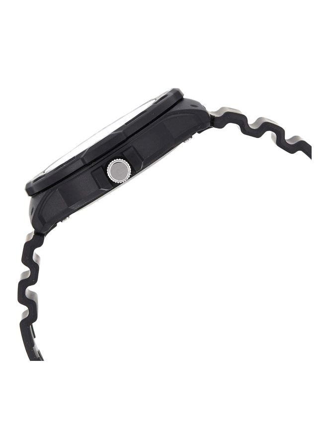 كاسيو ساعة يد بعقارب مقاومة للماء طراز MRW-200H-1B2VEF - 48 مم - أسود للرجال - Image 3