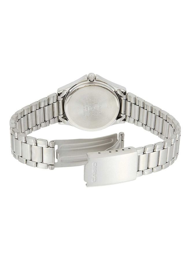 كاسيو ساعة يد بعقارب مقاومة للماء طراز MTP-1183A-1A - قياس 39 مم - لون فضي للرجال - Image 2