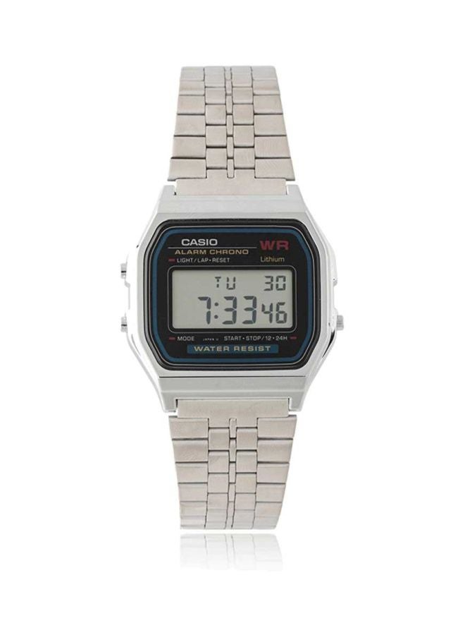 Men's Stainless Steel Digital Watch A159W-N1DF - 33 mm - Silver - v1599905987/N12370240A_4