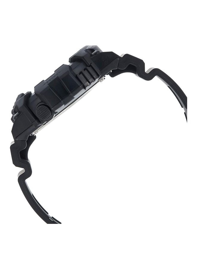 CASIO Men's Water Resistant Analog & Digital Watch HDC-700-1AVEF - 49 mm - Black - Image 3