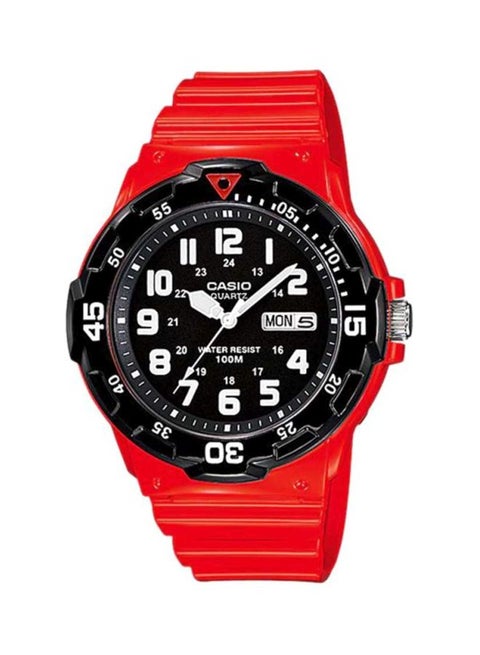 Men's Water Resistant Analog Watch MRW-200HC-4B - 45 mm - Red