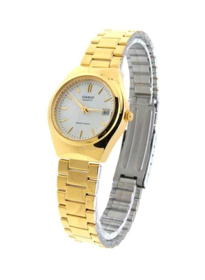 كاسيو ساعة يد بعقارب وسوار من الإستانلس ستيل طراز LTP1170N-7ADF - مقاس 43 مم - لون ذهبي للنساء - Image 2