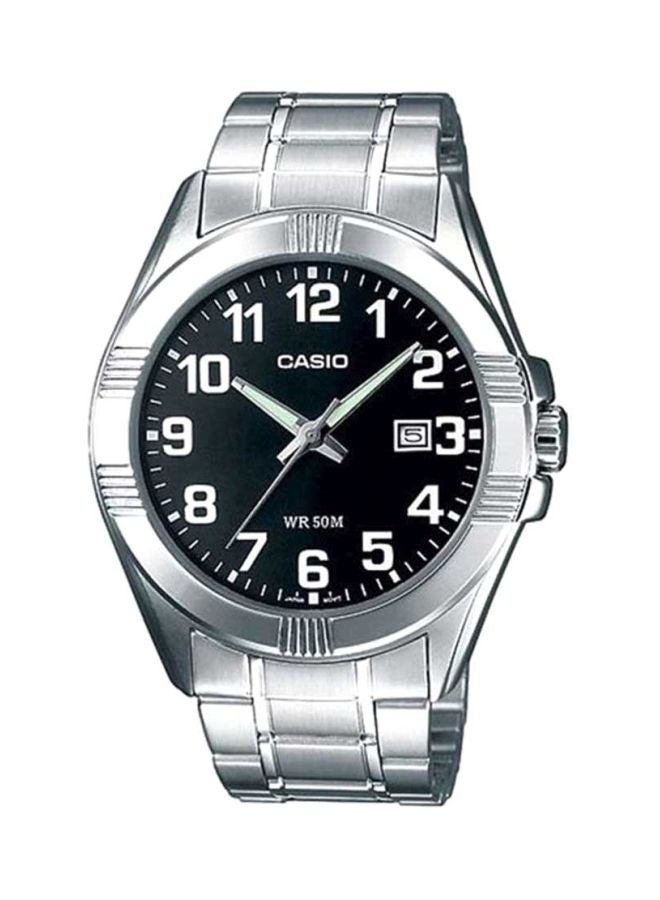CASIO Men's Stainless Steel Analog Watch MTP-1308D-1B - Image 1