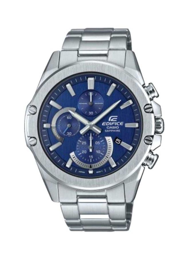 CASIO Men's Edifice Stainless Steel Chronograph Watch EFR-S567D-2AVUDF - 46 mm - Silver - Image 1