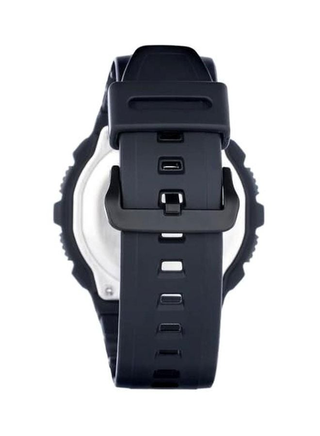 كاسيو ساعة يد إلومينيتور رقمية ومقاومة للماء طراز AE-2000W-1BVEF - مقاس 48 مم - لون أسود للرجال - Image 2