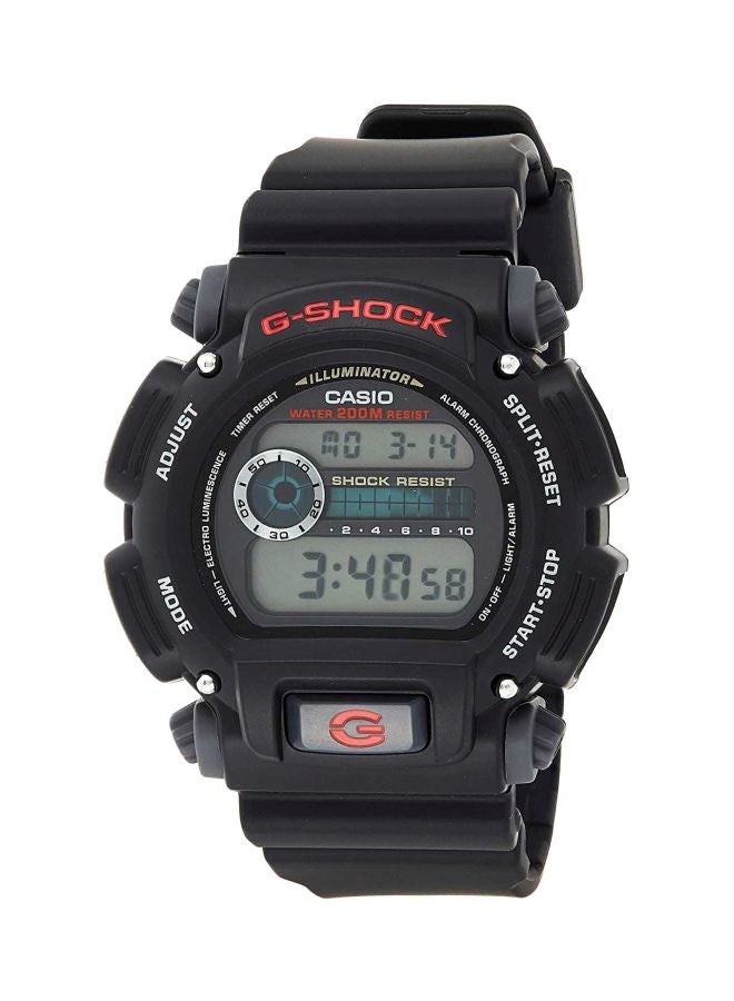 كاسيو ساعة يد جي-شوك رقمية طراز DW-9052-1V - قياس 49 مم - لون أسود للرجال - Image 1