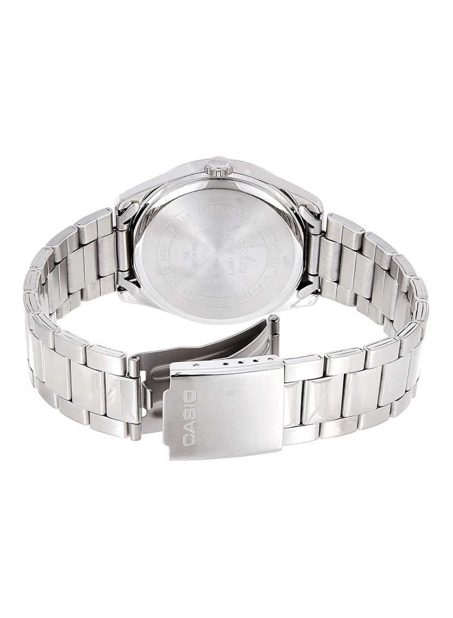 Men's Enticer Analog Watch MTP-1302D-1A2 - 39 mm - Silver