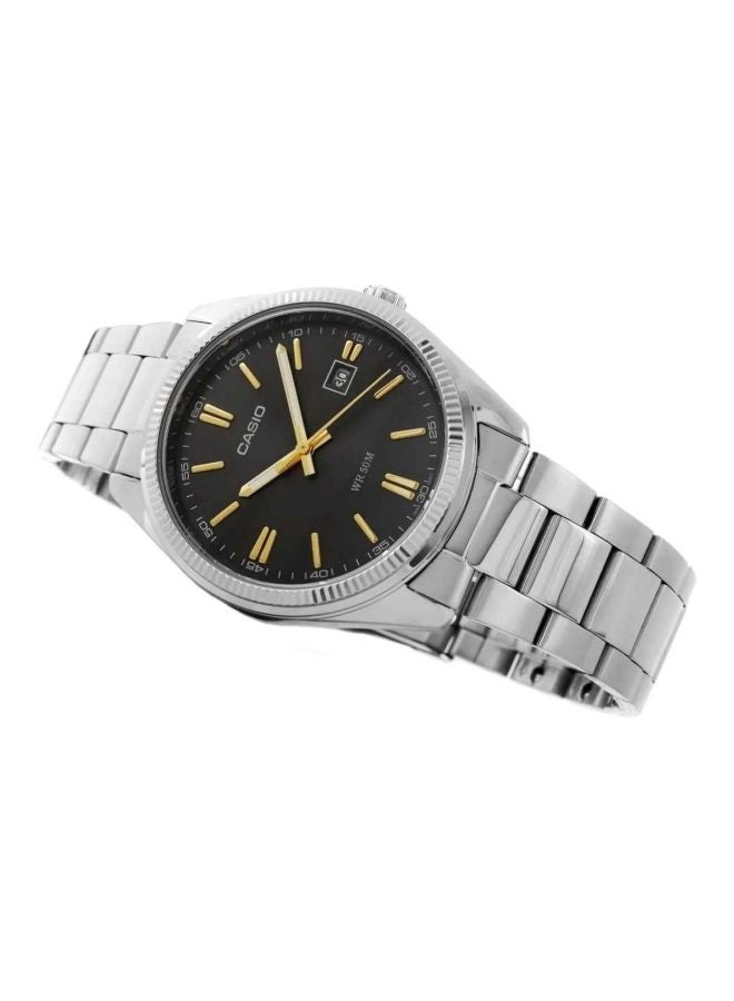 Men's Enticer Analog Watch MTP-1302D-1A2 - 39 mm - Silver