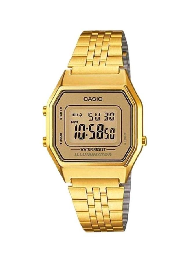CASIO Women's Youth Digital Watch EAW-LA-680WGA-9DF - 29 mm - Gold - Image 1