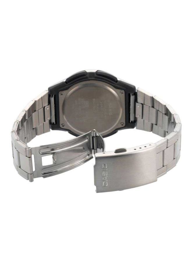 CASIO Men's Sports Analog & Digital Watch AW-80D-2A - 40 mm - Silver  - Image 2