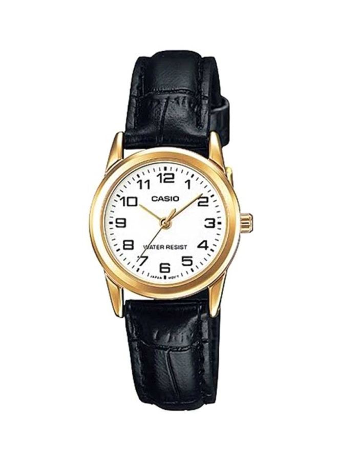 CASIO - Women's Dress Water Resistant Analog Watch LTP-V001GL-7B - 25 mm - Black - Image 1