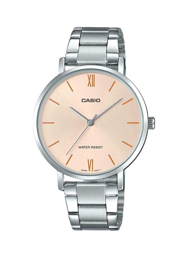 CASIO Women's Enticer Analog Watch LTP-VT01D-4BUDF - 34 mm - Silver  - Image 1