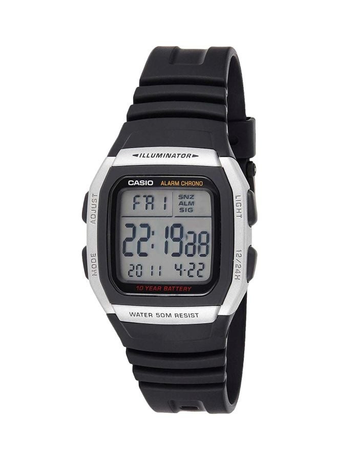 CASIO Men's Youth Digital Watch W-96H-1A - 44 mm - Black - Image 1