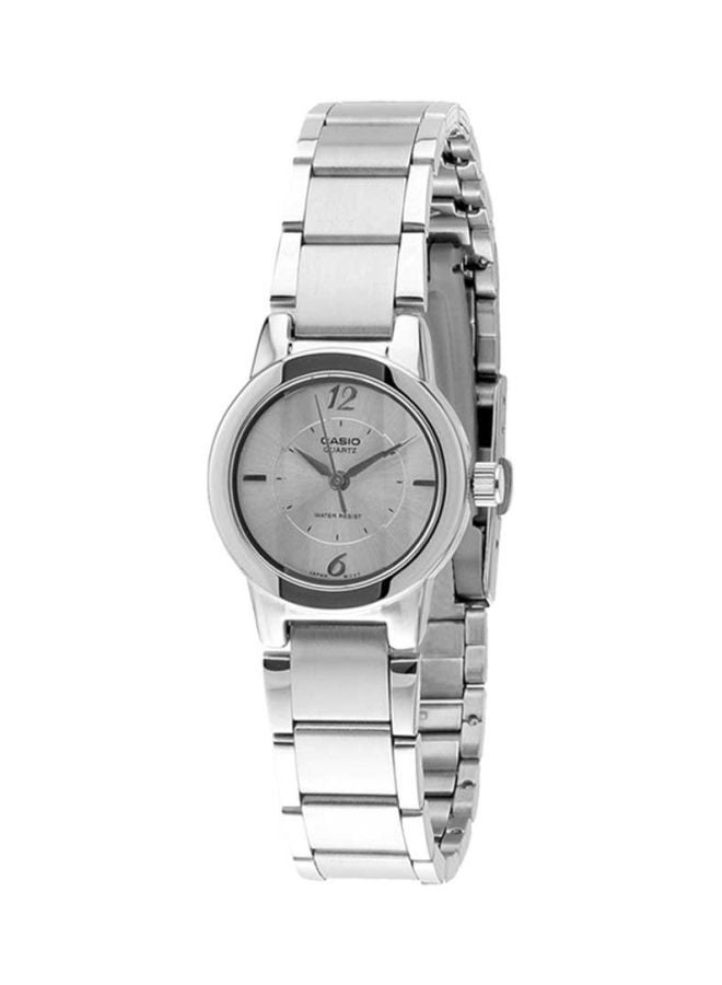 CASIO Women's Enticer Water Resistant Analog Watch LTP-1230D-7CDF - 24 mm - Silver - Image 1