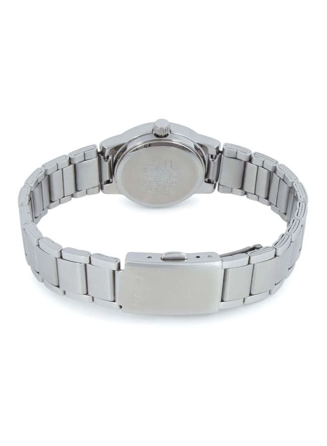 CASIO Women's Enticer Water Resistant Analog Watch LTP-1230D-7CDF - 24 mm - Silver - Image 2