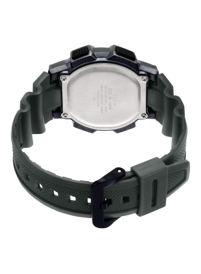 كاسيو ساعة يد رقمية للشباب AE-1000W-3AVEF - مقاس 44 مم - لون أخضر للرجال - Image 2