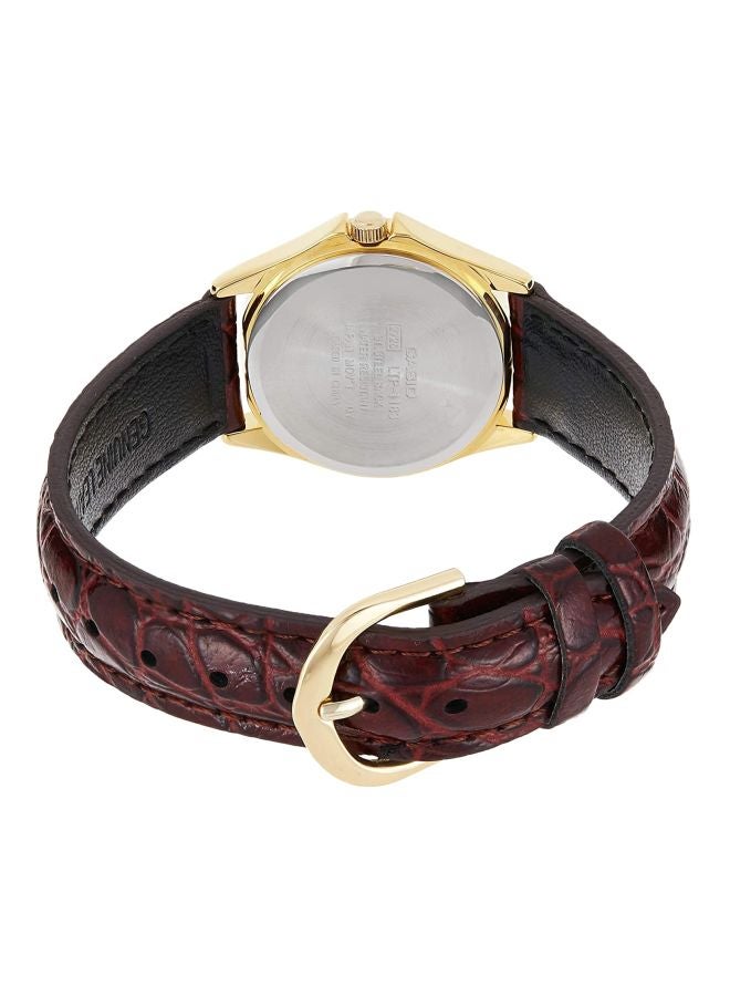 CASIO Women's Enticer Analog Watch LTP-1183Q-7A - 32 mm - Brown - Image 2