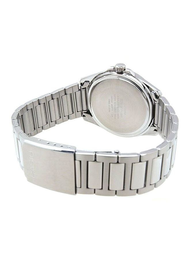 CASIO Men's Enticer Analog Watch MTP-1370D-1A2 - 45 mm - Silver - Image 2